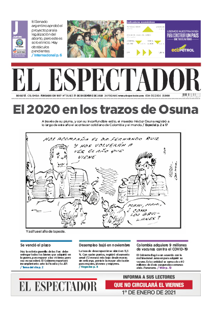 Edición 31 de diciembre 2020
