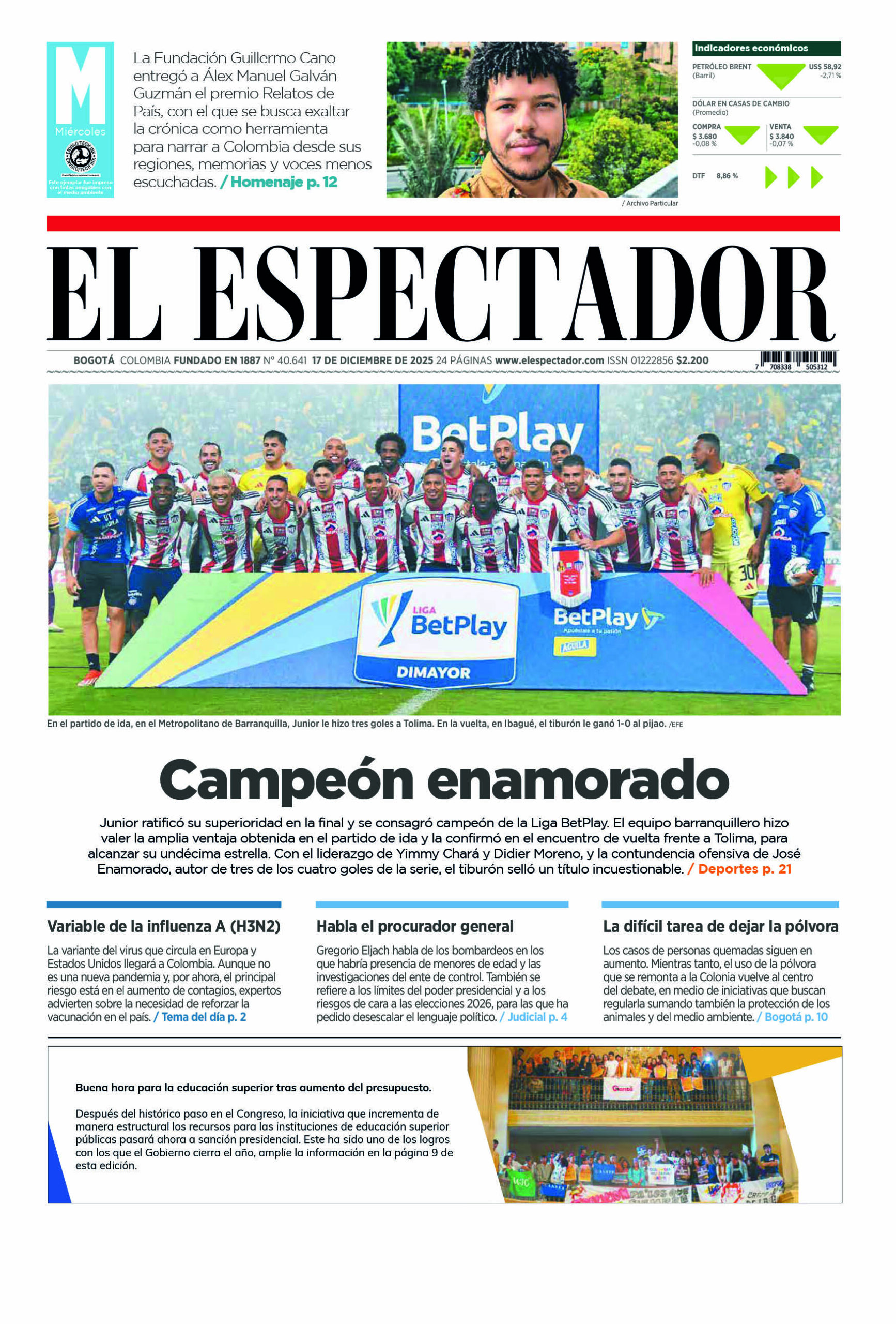 Edición 17 de diciembre de 2025