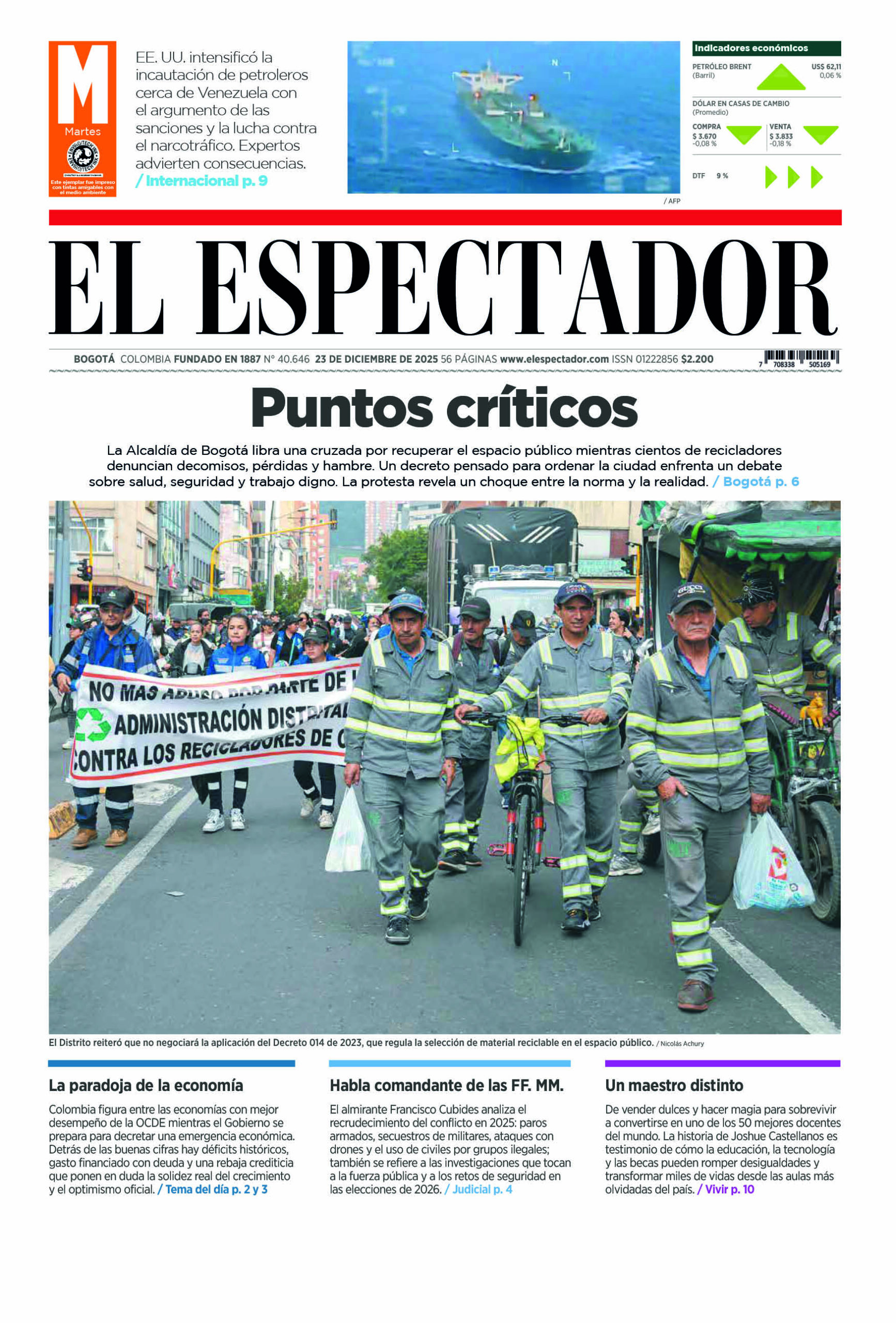 Edición 23 de diciembre de 2025