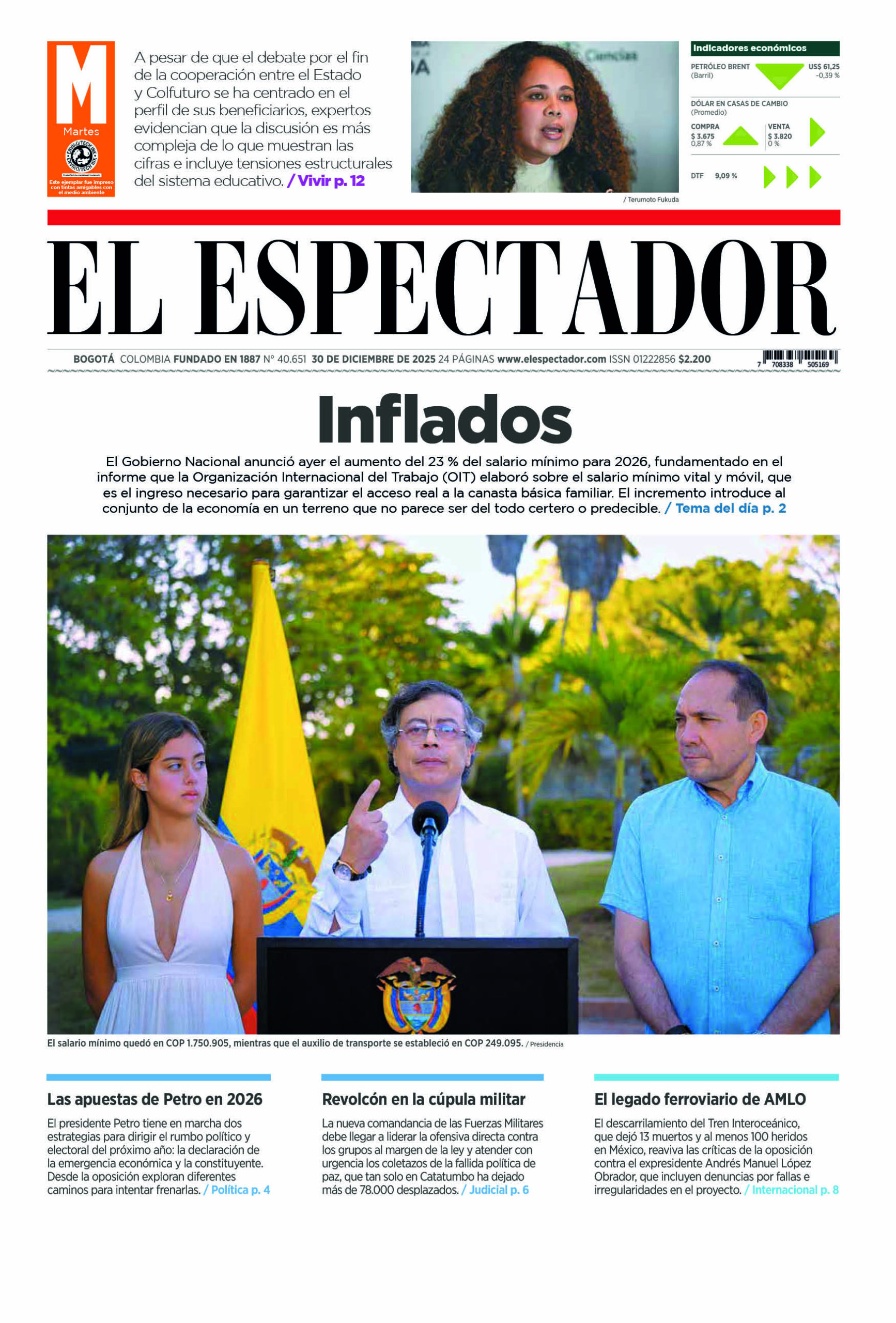 Edición 30 de diciembre de 2025