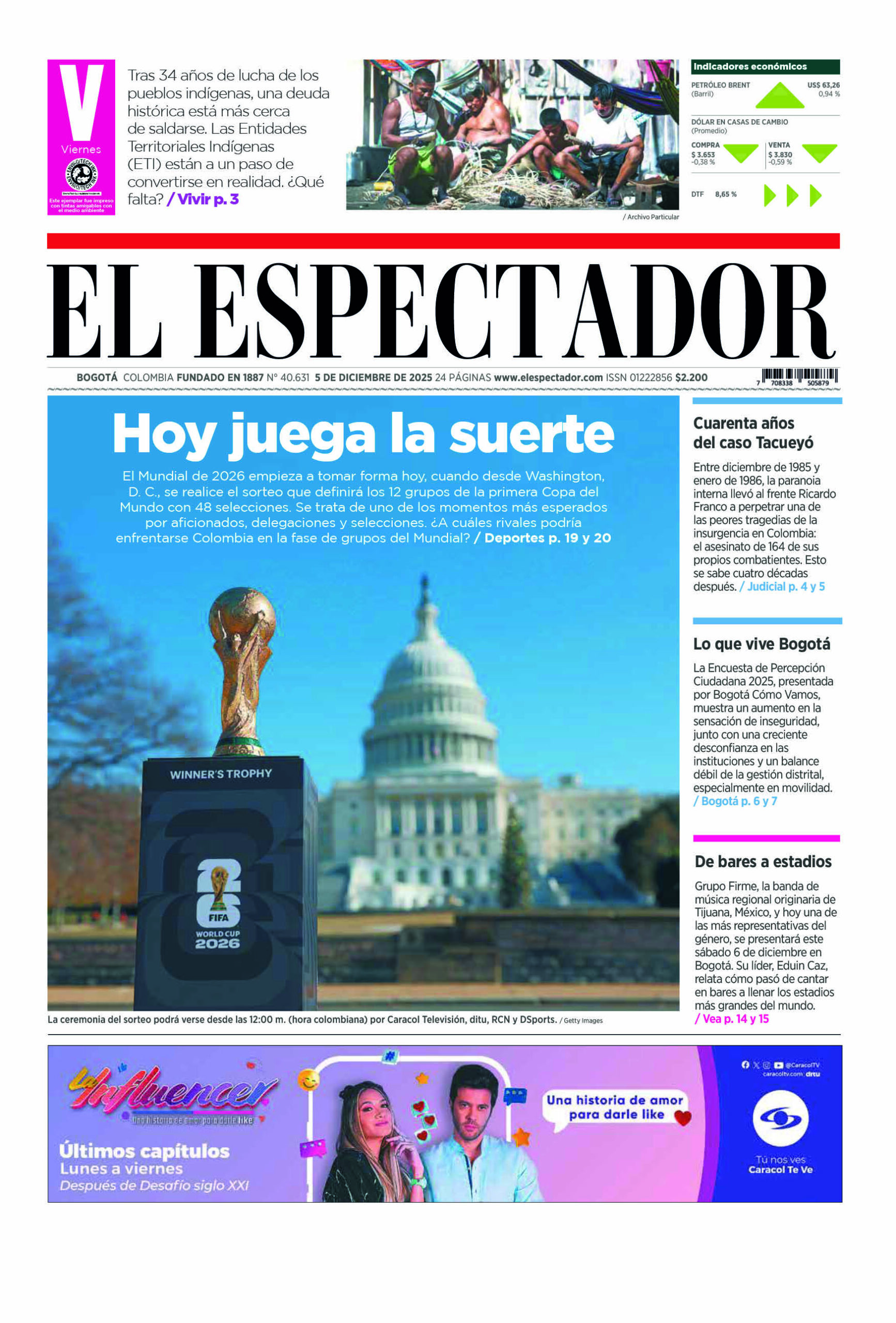 Edición 5 de diciembre de 2025