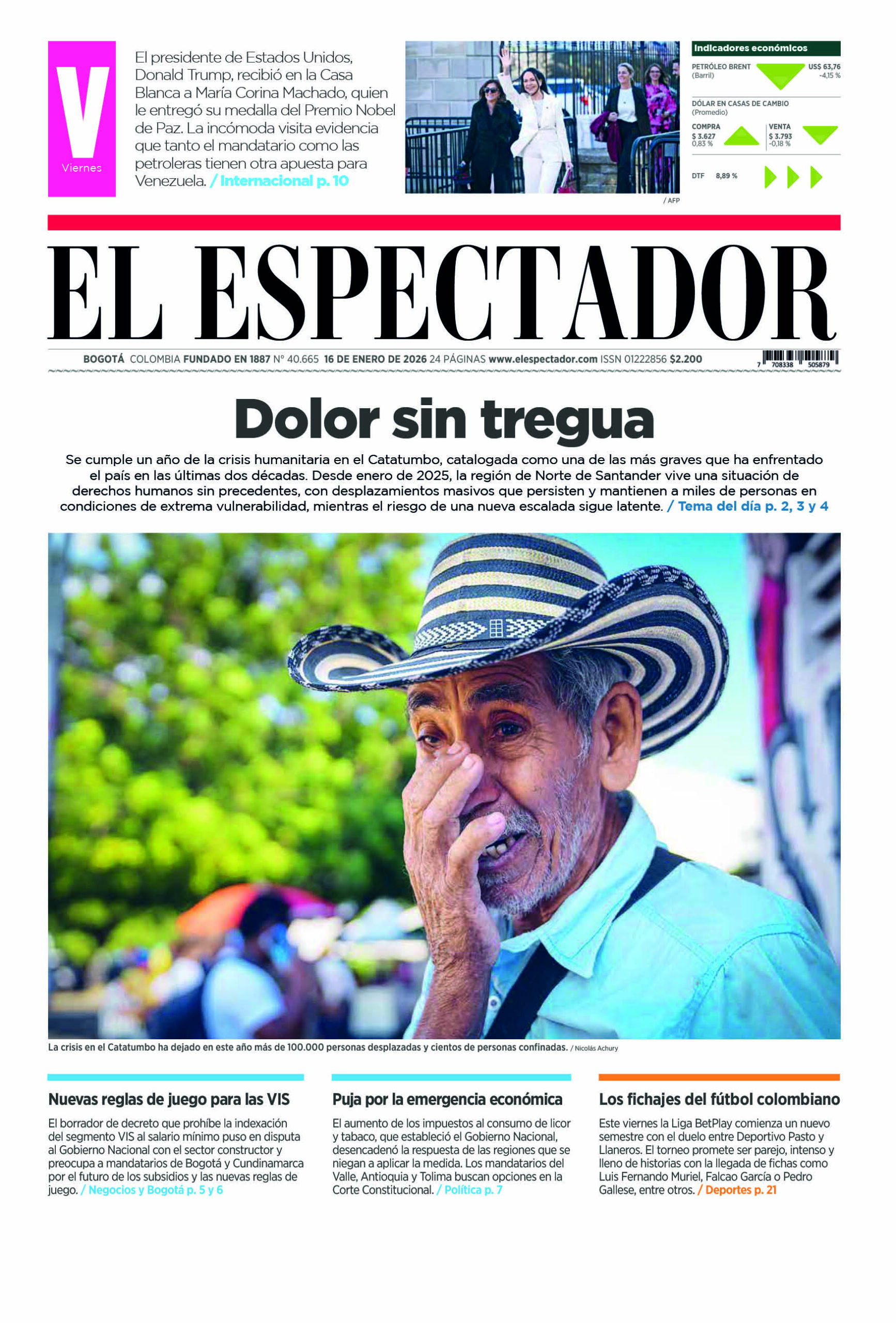 Edición 16 de enero de 2026