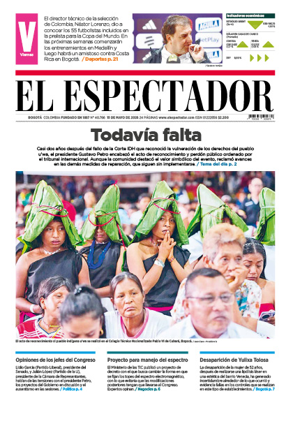 Edición 15 de mayo de 2026