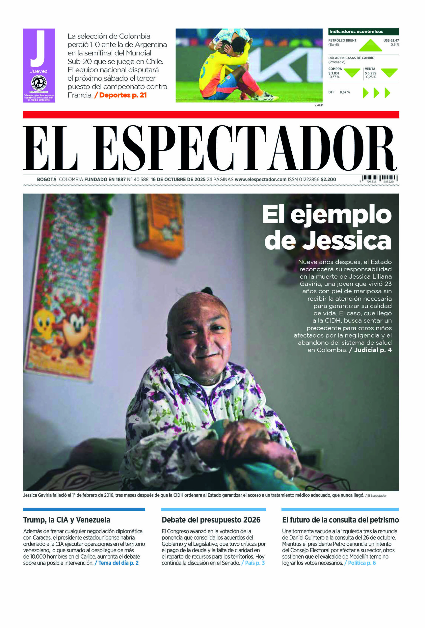 Edición 16 de octubre de 2025