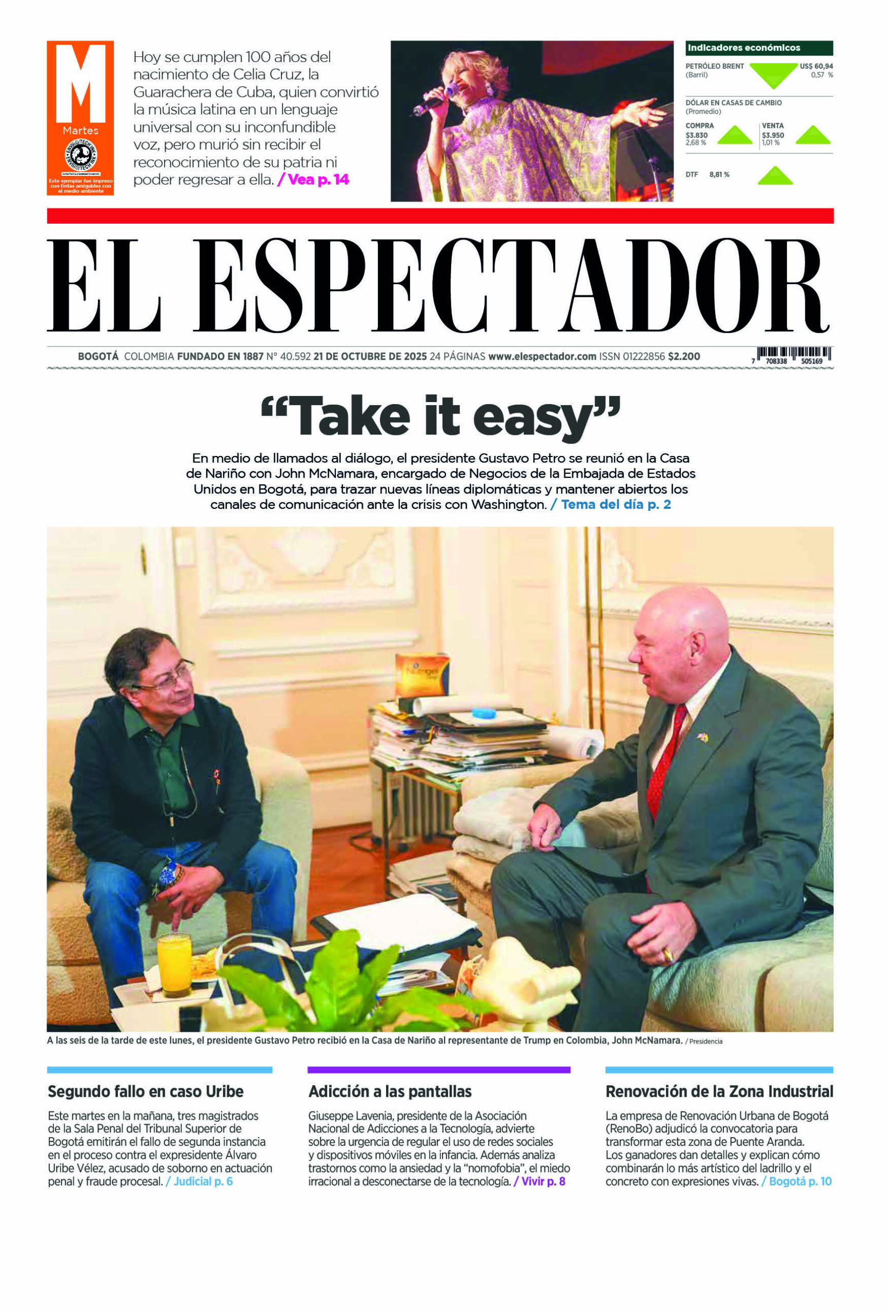 Edición 21 de octubre de 2025