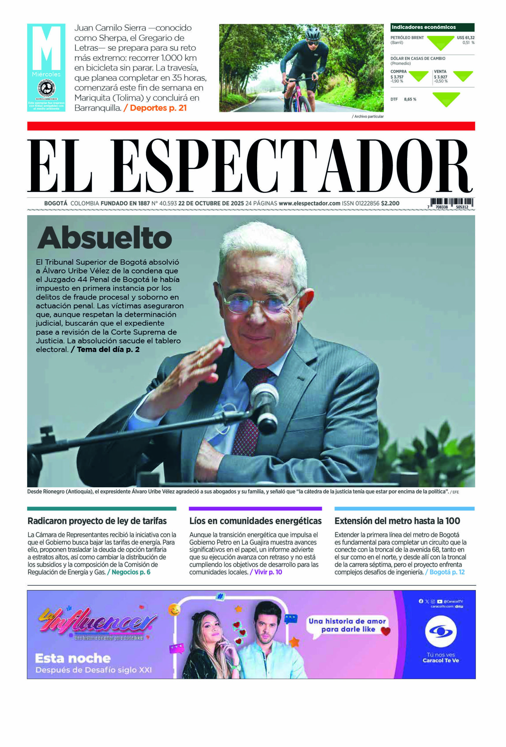 Edición 22 de octubre de 2025